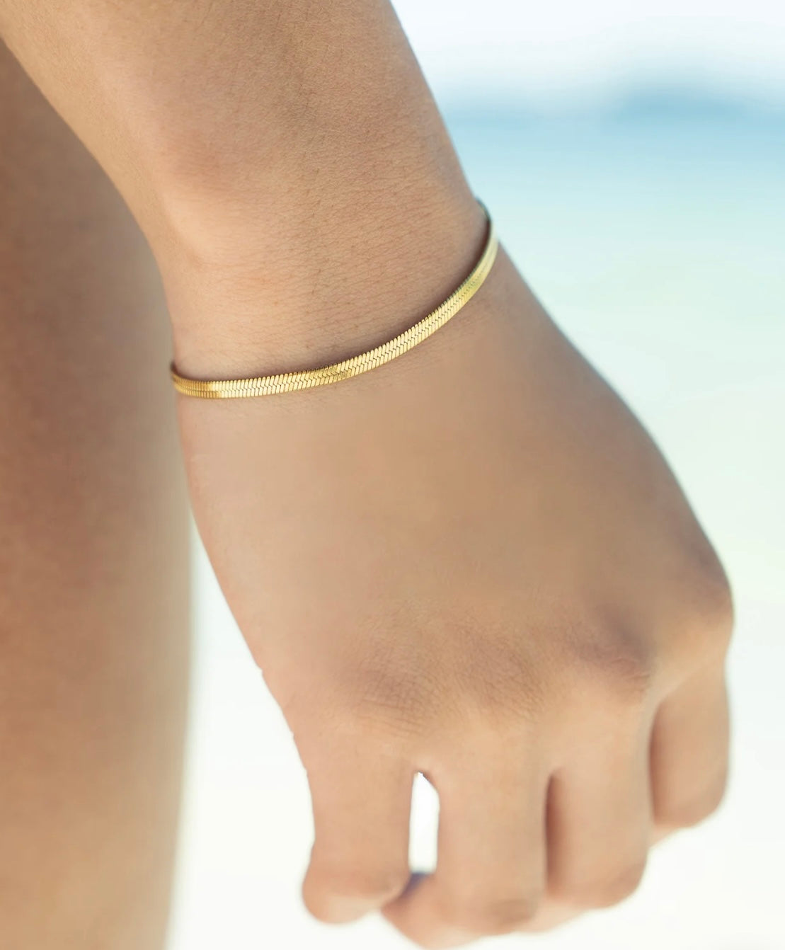 Soleil Snake Chain Bracelet