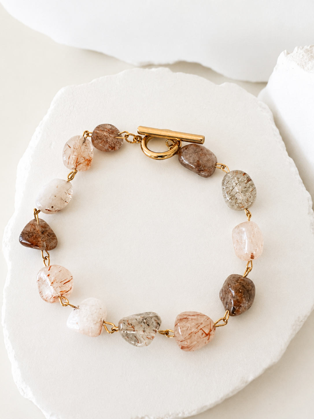 Handmade Rose Tide Bracelet