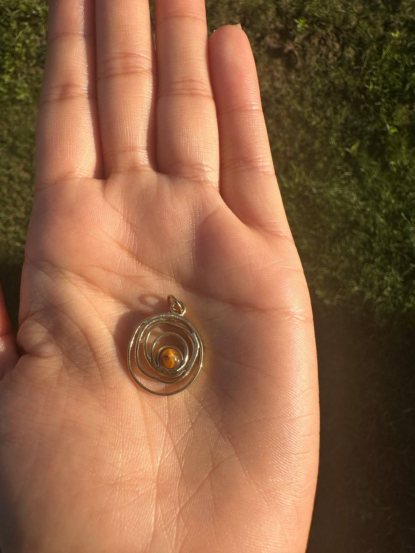 Stone Swirl Charm