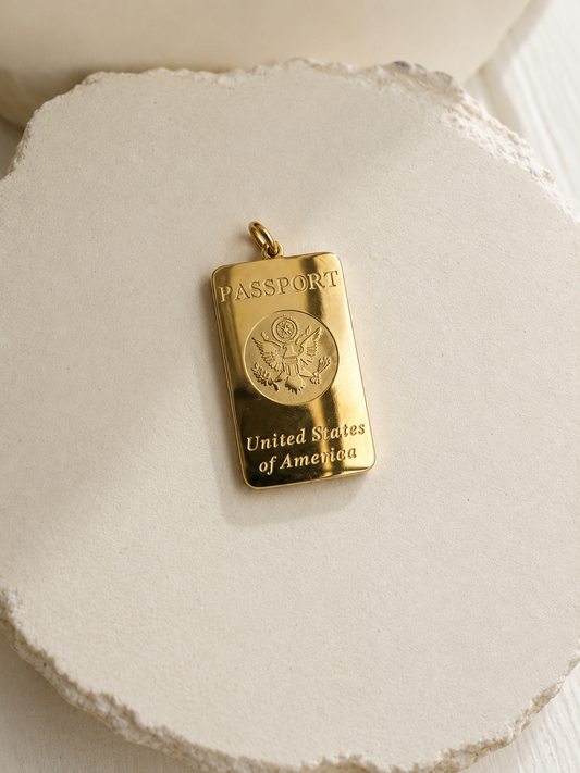 Jetsetter Passport Charm