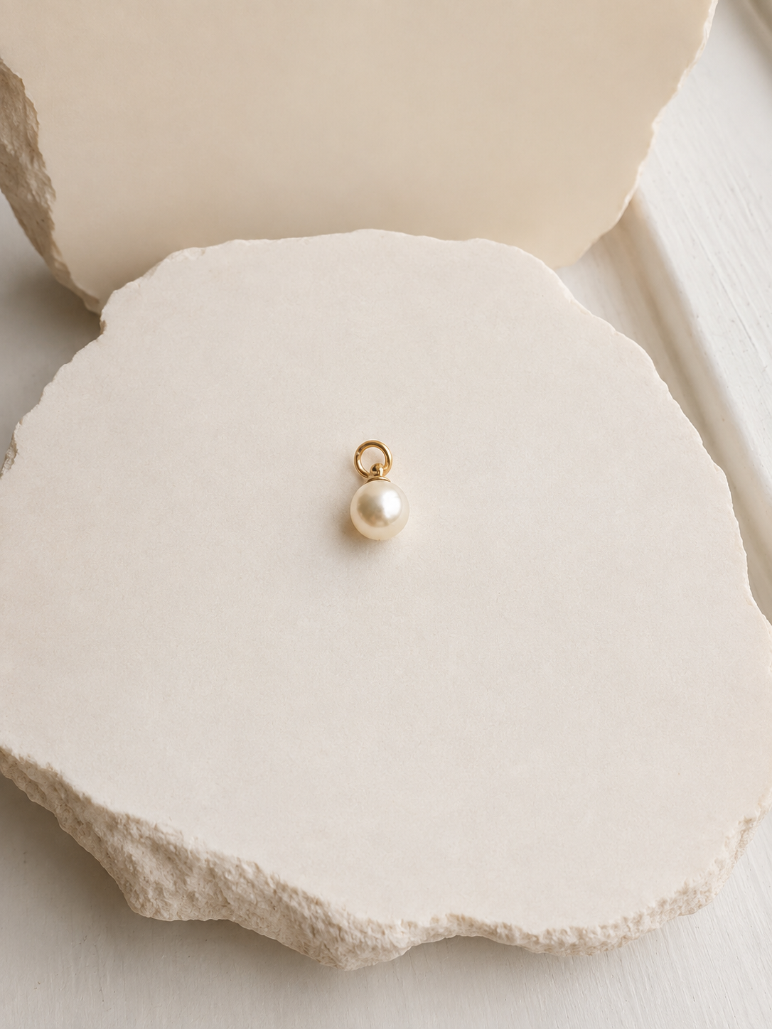 Round Pearl Charm