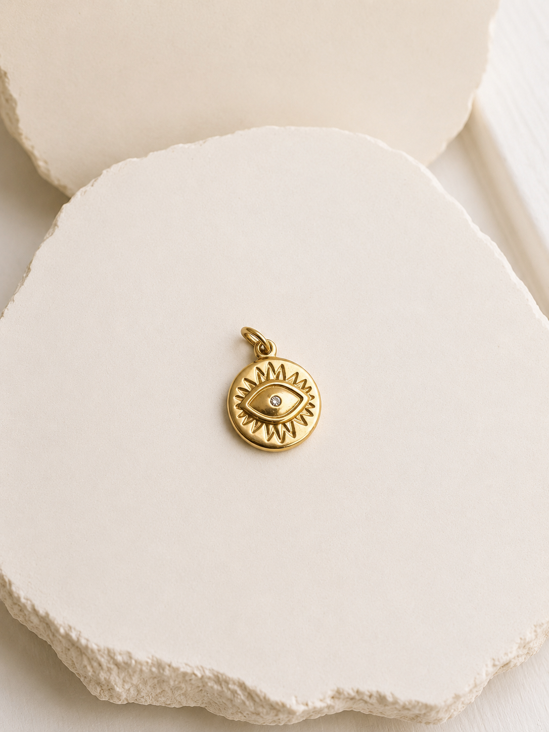 Circle Evil Eye Charm