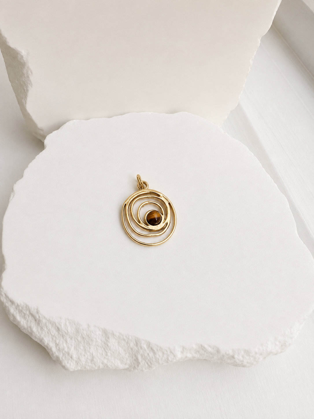 Stone Swirl Charm