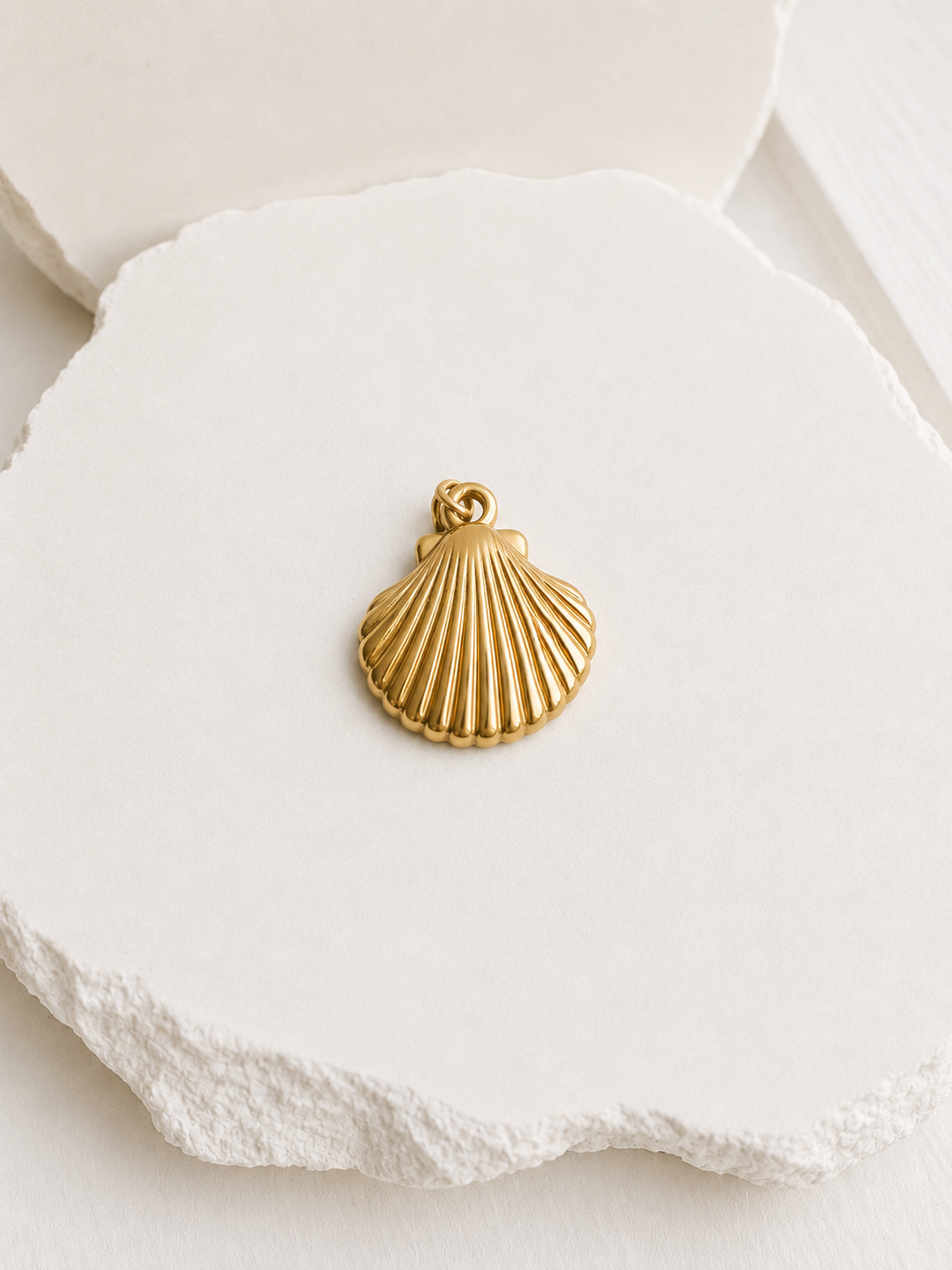 Large Scallop Charm